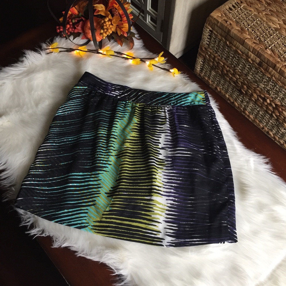 LOFT by Ann Taylor Tropical Print Skirt Sz 6P